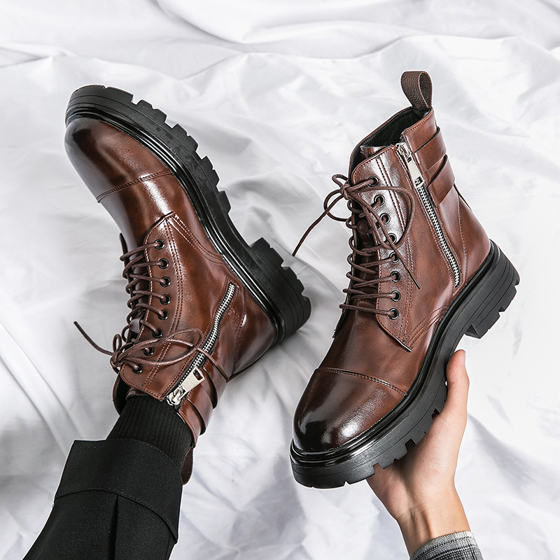 Men's Boots High Quality Paten - Street Fashion Men 2025 ulasan dan harga