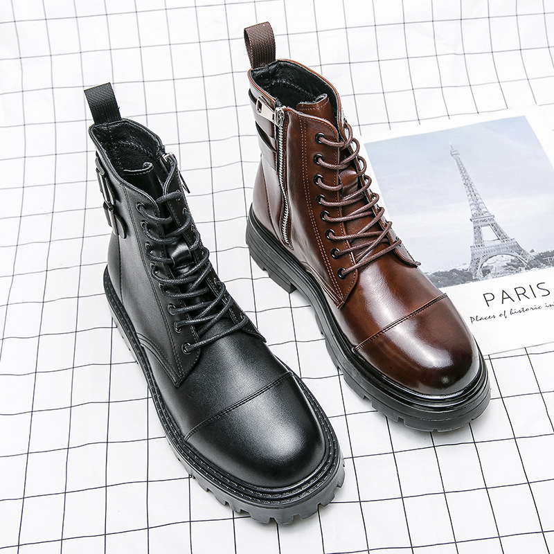 Men's Boots High Quality Paten - Street Fashion Men 2025 ulasan dan harga