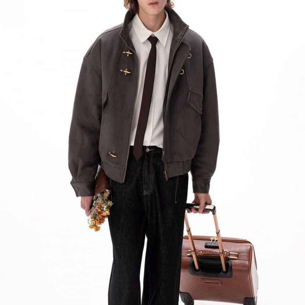 2025 Winter New Men's Solid Co - Street Fashion Men 2025 ulasan dan harga