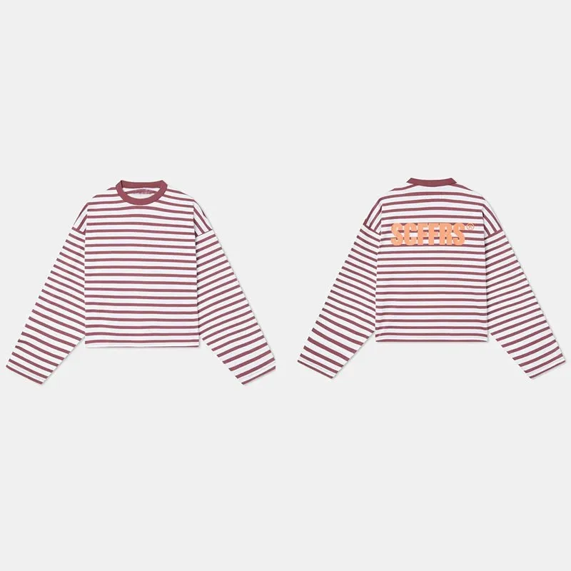 Unisex long sleeved T-shirt wi - Street Fashion Y2K ulasan dan harga