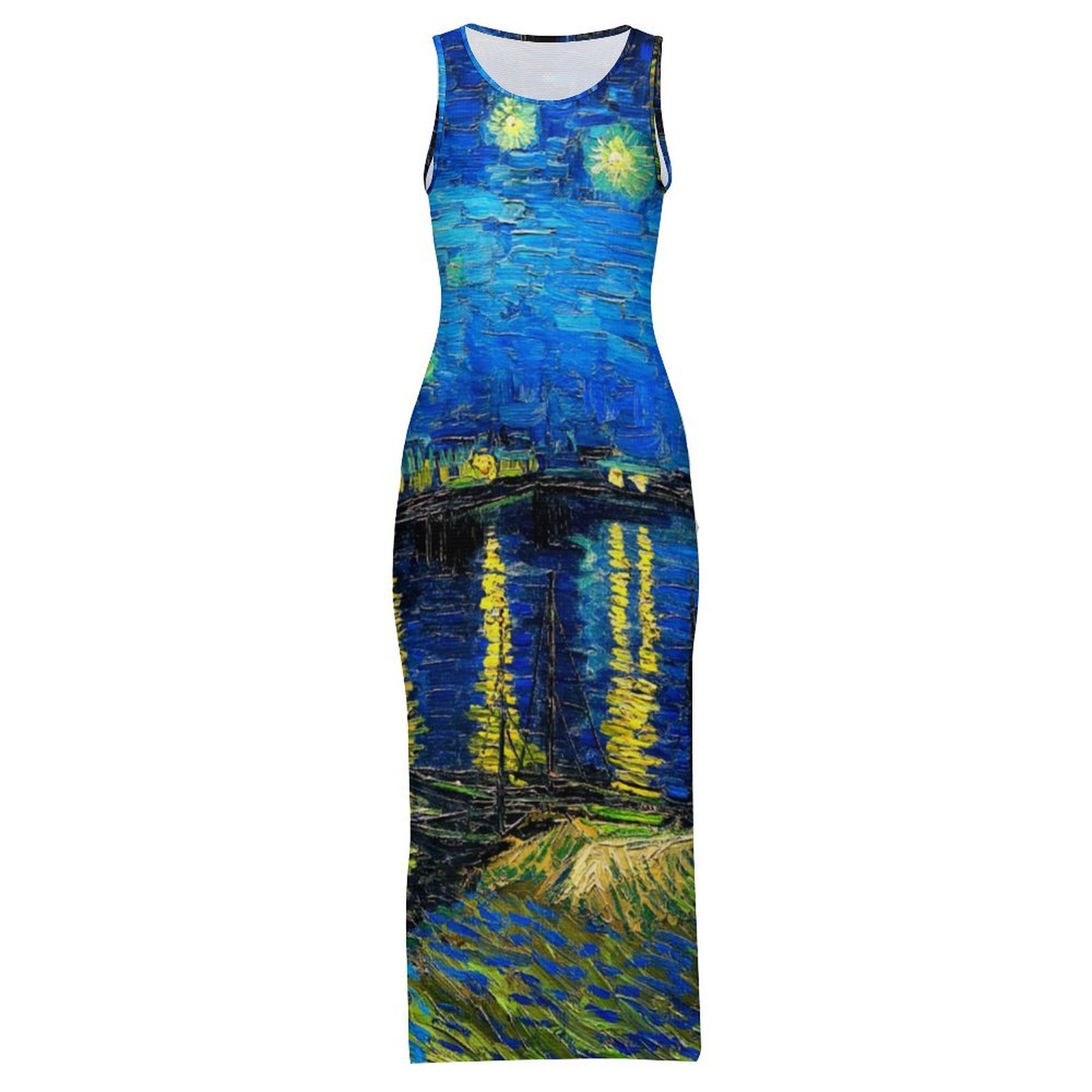 Van Gogh Bodycon Dress Holiday - Fashion Street Night ulasan dan harga