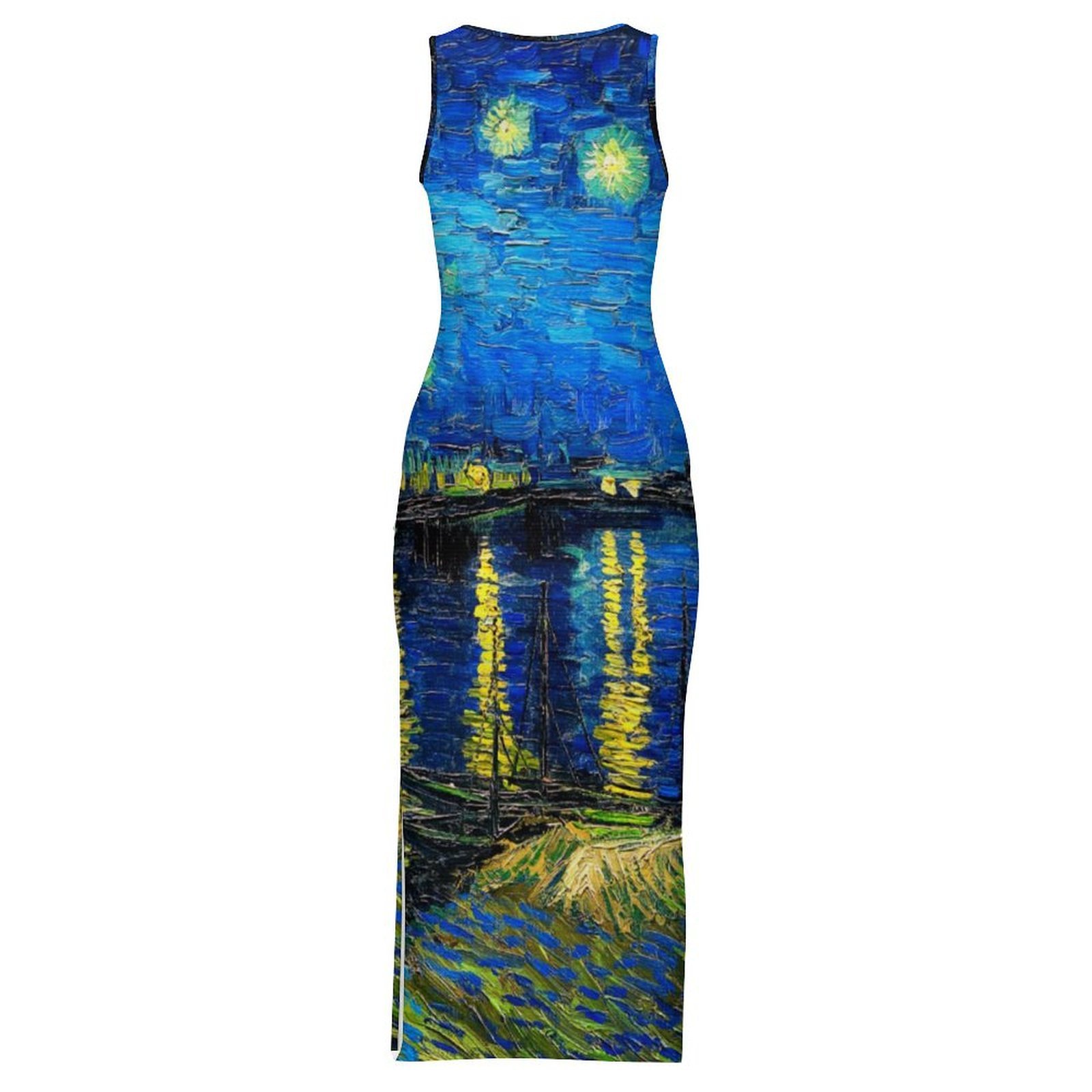 Van Gogh Bodycon Dress Holiday - Fashion Street Night ulasan dan harga